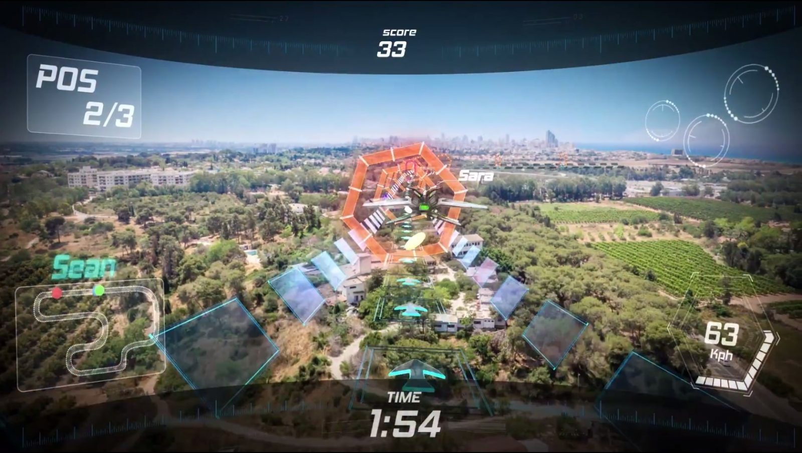 Gra dronem w&nbsp;rozszerzonej rzeczywistości