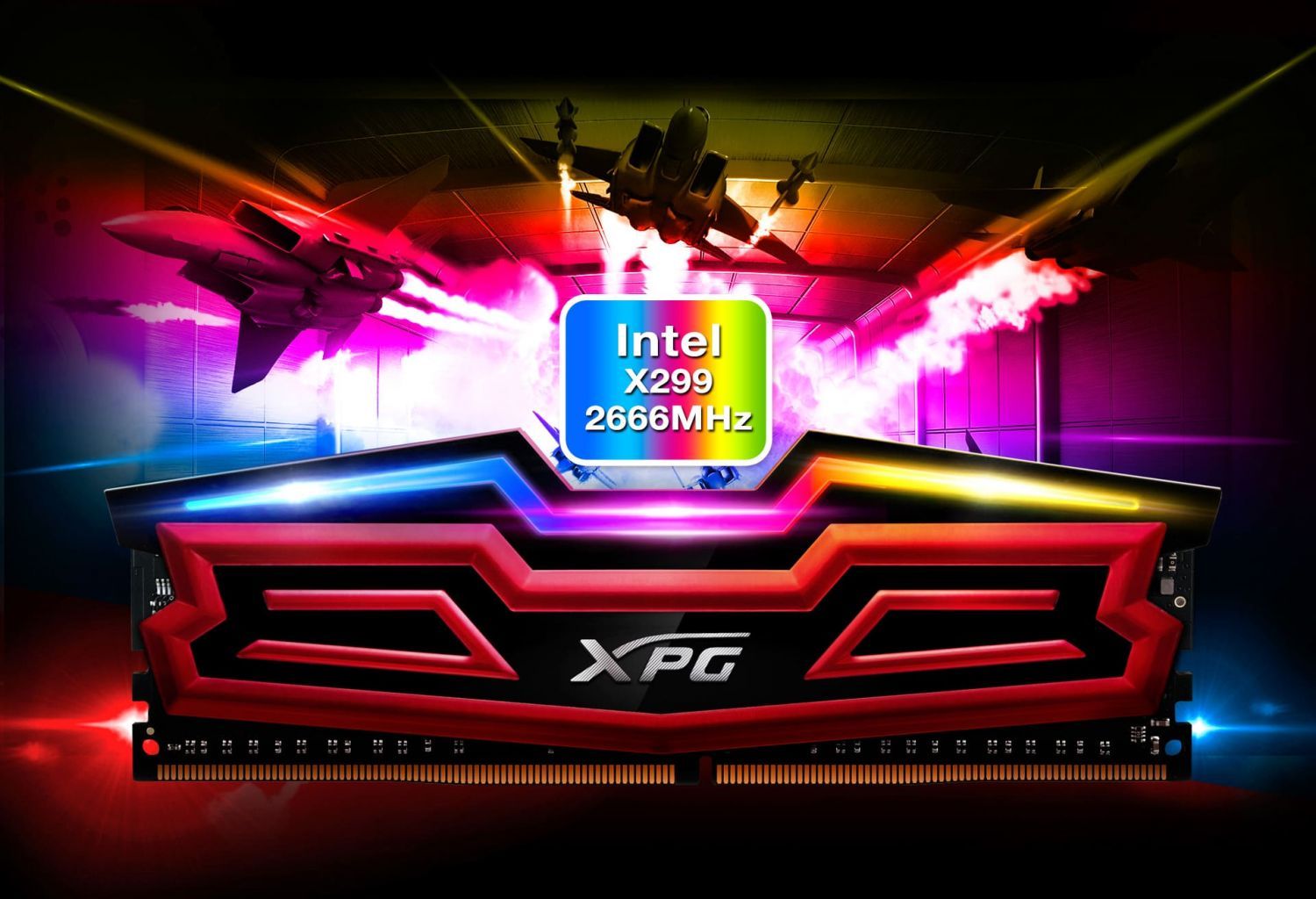 Nowe pamięci DDR4 z&nbsp;podświetleniem LED RGB od&nbsp;Adata