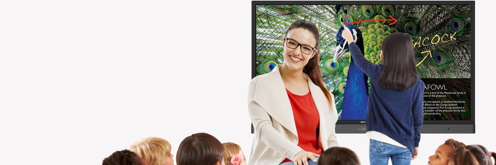 BenQ RP750K – ekran dotykowy UHD  z&nbsp;powłoką antybakteryjną