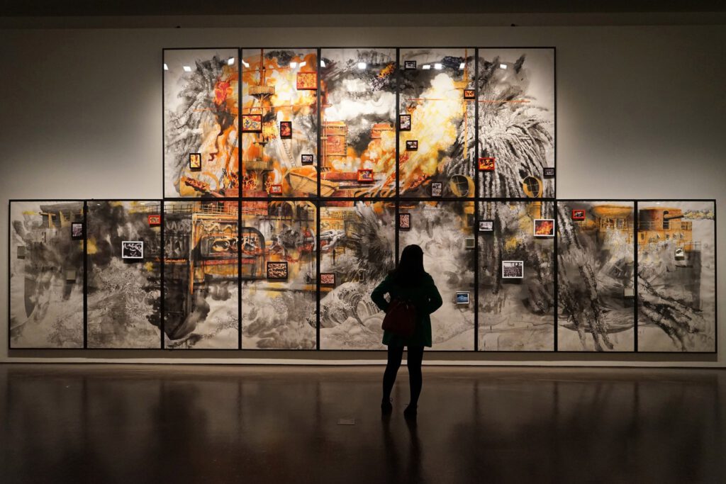 muzeum, sztuka, obraz, kultura