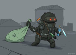 cyberbezpieczeństwo, android, trojan, kaspersky, oszustw internetowych