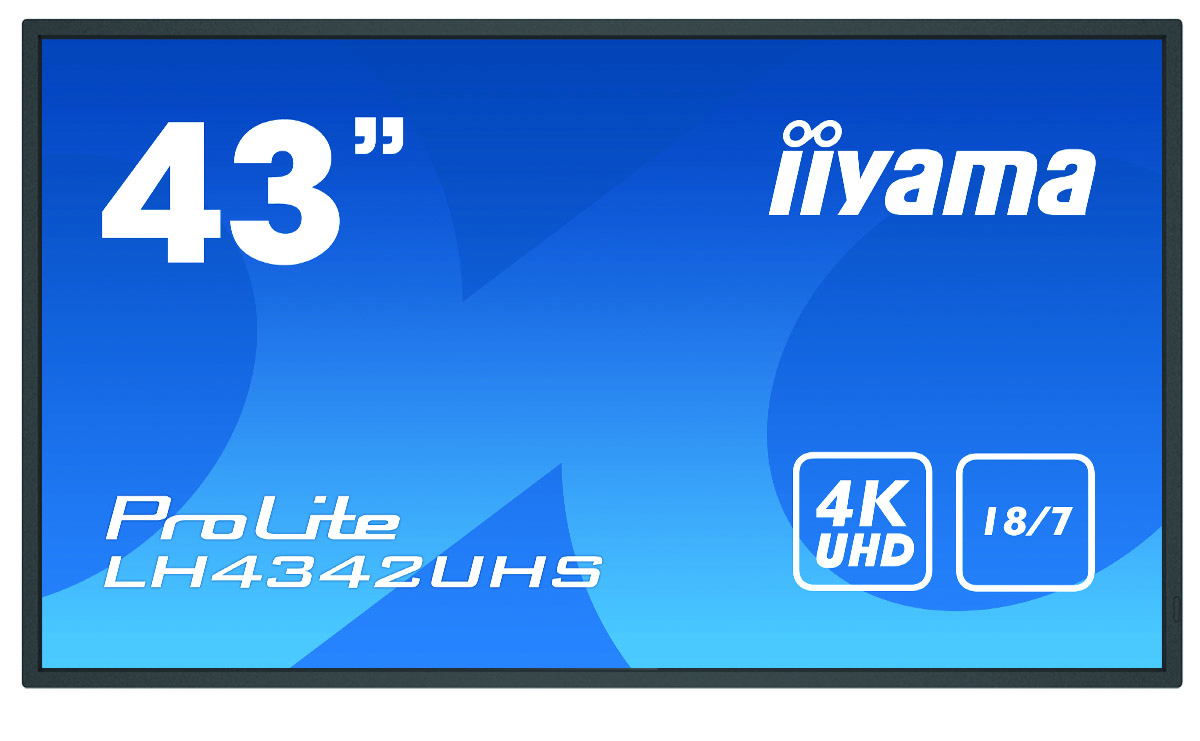 iiyama przedstawia serię 42 – wielkoformatowe wyświetlacze do&nbsp;profesjonalnych zastosowań