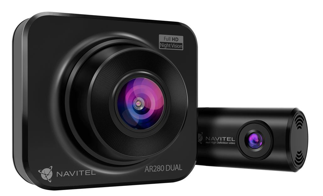 NAVITEL AR280 DUAL – wideorejestrator z&nbsp;sensorem night vision i&nbsp;tylną kamerą