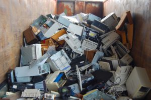 komputer, technologia, śmieci, elektrośmieci