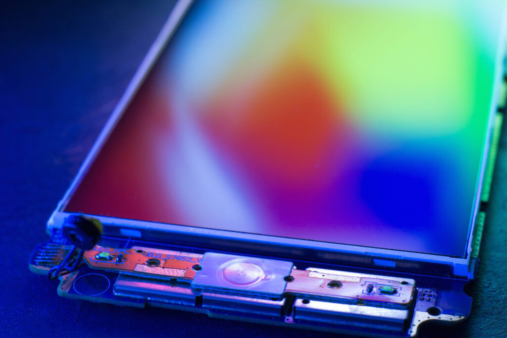 Technology electronics lcd engineering concept