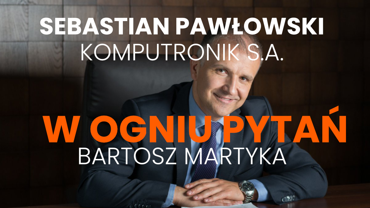 Sebastian Pawłowski, Komputronik: Nie&nbsp;chcemy konkurować tylko&nbsp;ceną