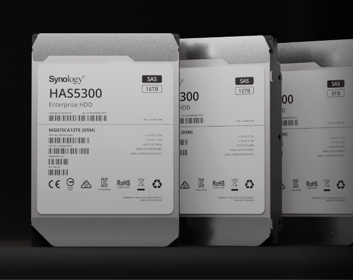 Synology wprowadza dyski twarde HAS5300 SAS klasy Enterprise