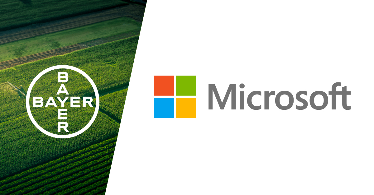 Bayer nawiązał współpracę z&nbsp;Microsoft. Współpraca ma&nbsp;wesprzeć postęp w&nbsp;rolnictwie