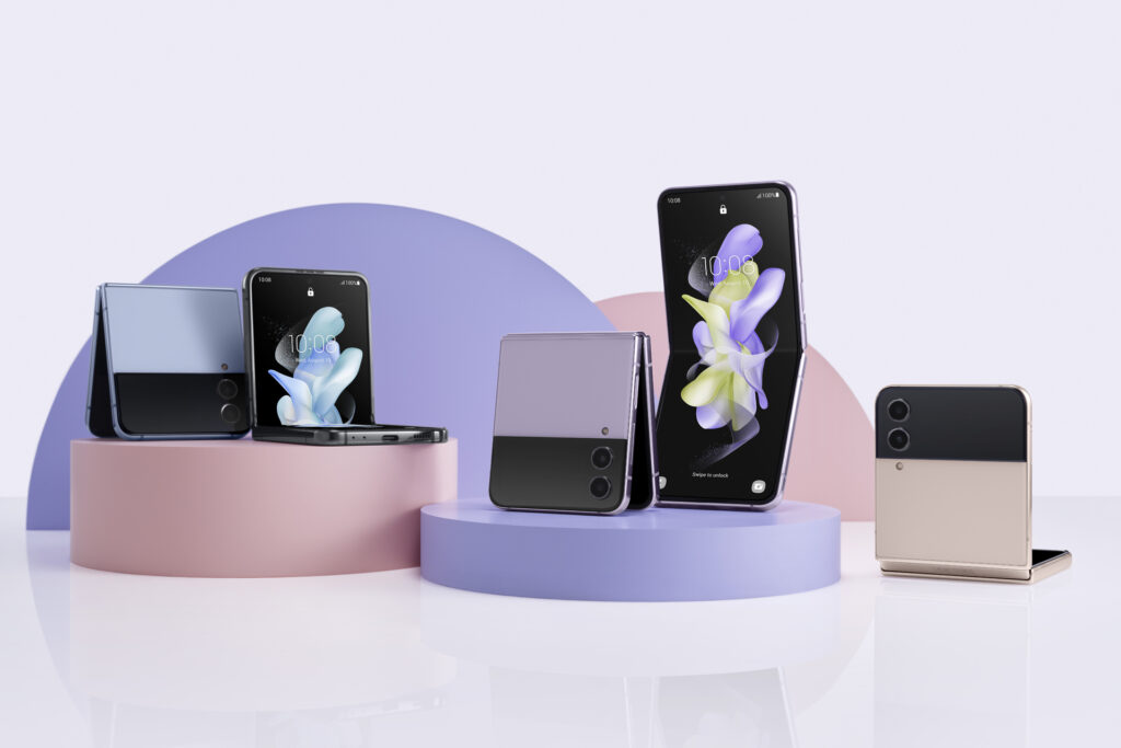 samsung, smartfon, flip
