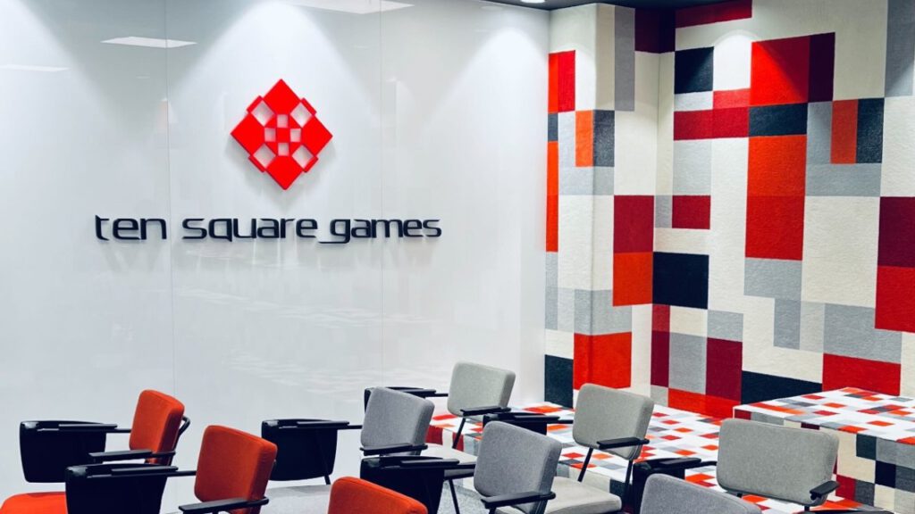Ten square games