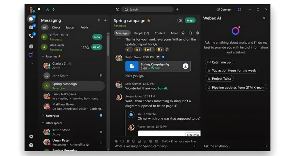 Cisco prezentuje strategię wykorzystania AI w platformie Webex