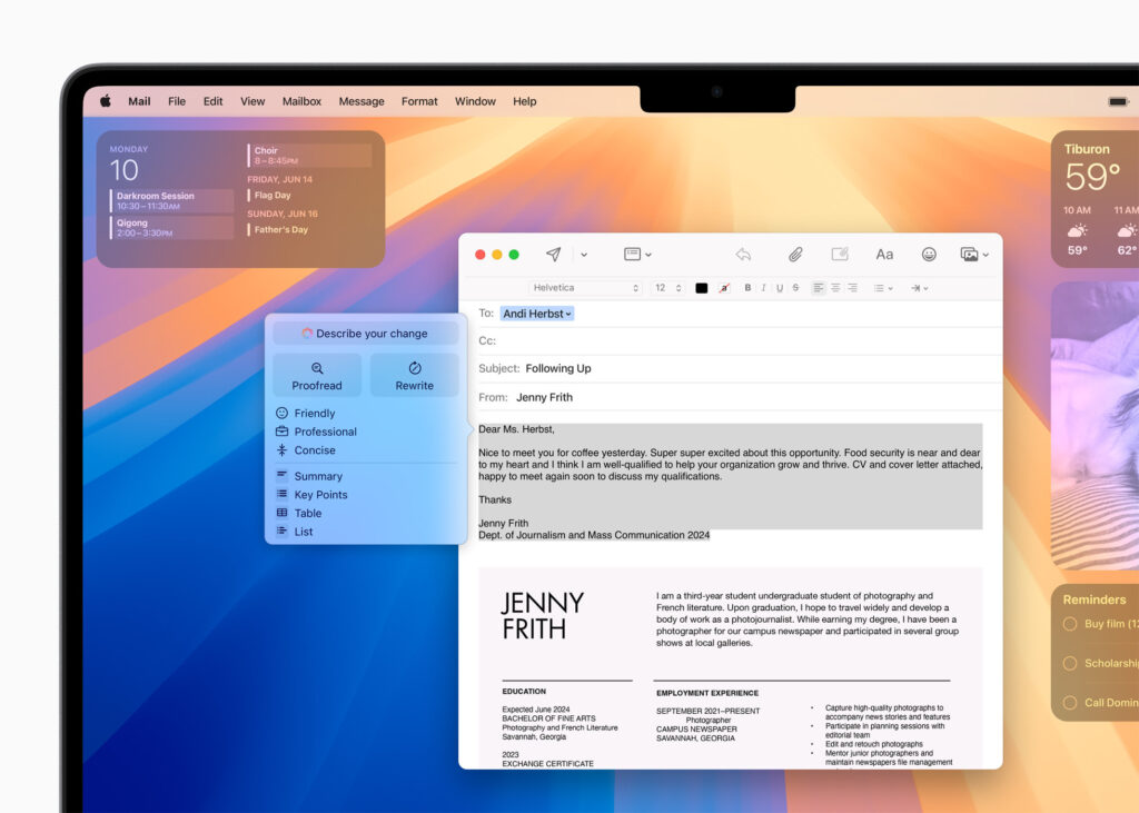 Apple intelligence