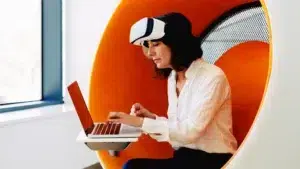 kobieta, IT, technologia, biznes