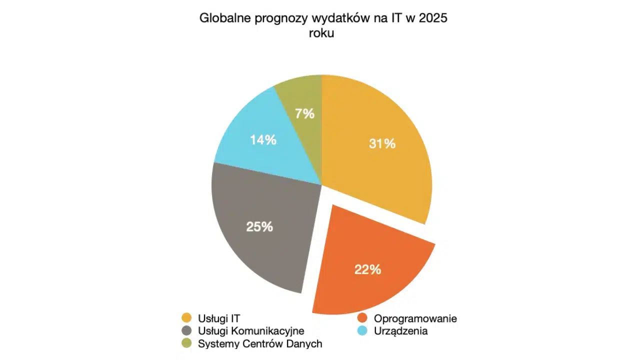 Na&nbsp;co&nbsp;firmy wydają pieniądze w&nbsp;IT? Wydatki na&nbsp;IT w&nbsp;2025 roku