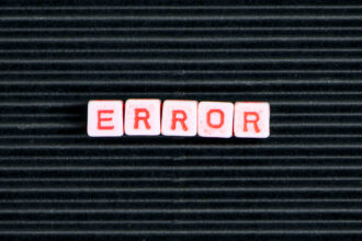 Error, fail