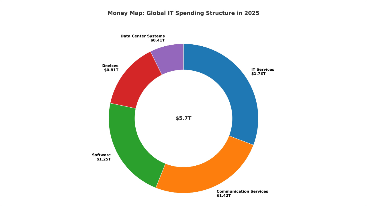The great reallocation in IT: analysis of a $5.7 trillion market