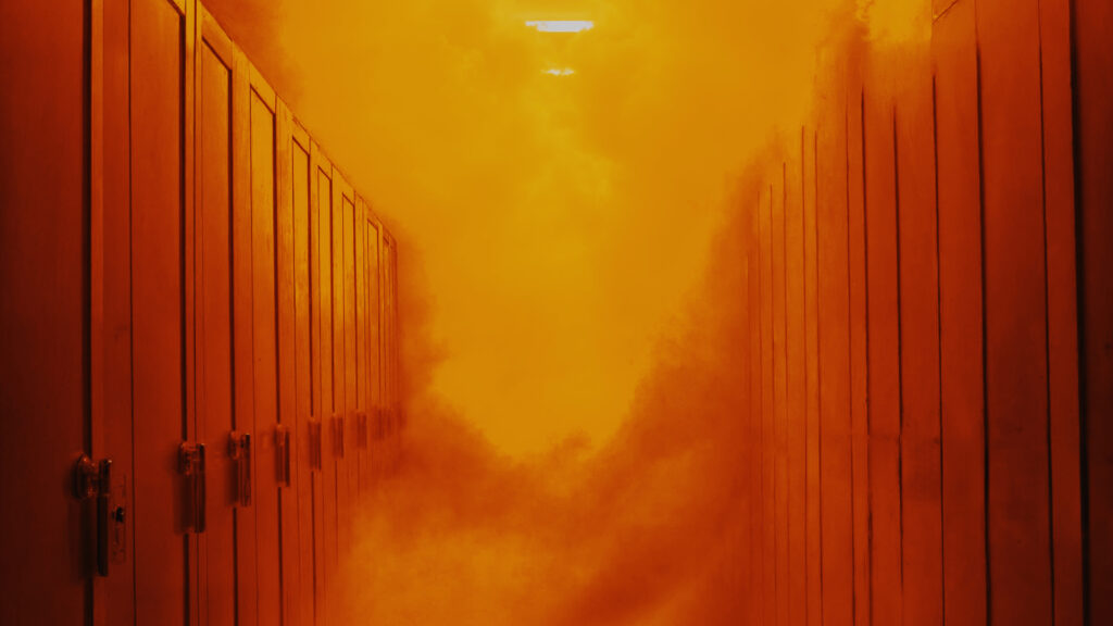 data center, pożar