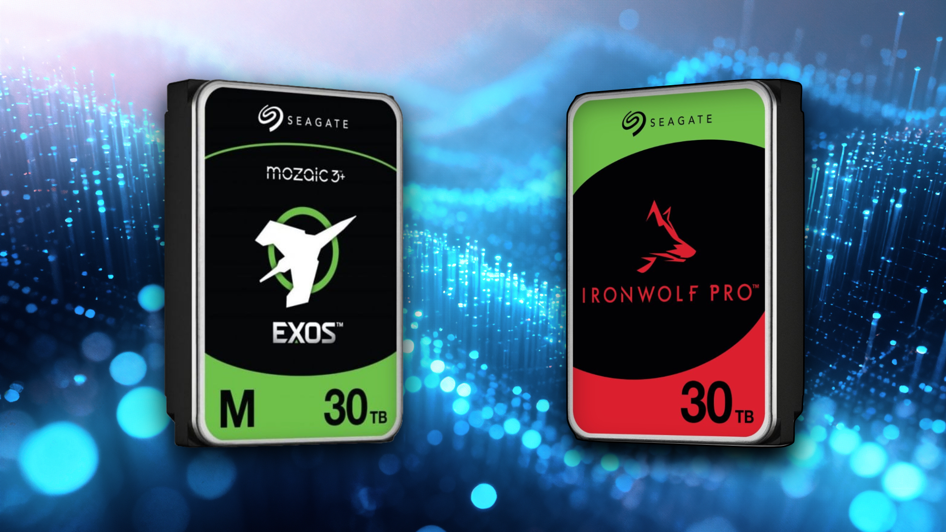 Rekordowe dyski 30TB od&nbsp;Seagate już w&nbsp;ACTION S.A. Poznaj Exos M i&nbsp;IronWolf Pro oparte o&nbsp;technologie MOZAIC 3+